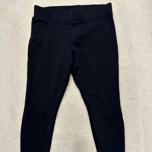 American Giant 10 Petite Ponte Pant in Super Black